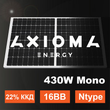 Sonya battery 430W N-type, AXM108-16-182-430N, AXIOMA energy, MBB half cell, pcs